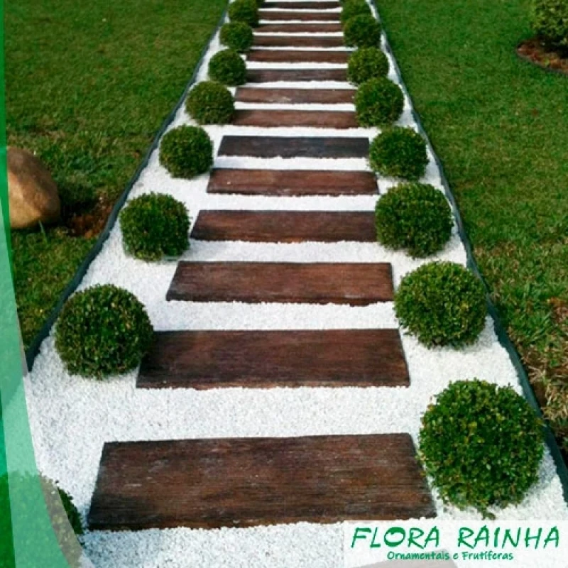 pedra branca para jardim