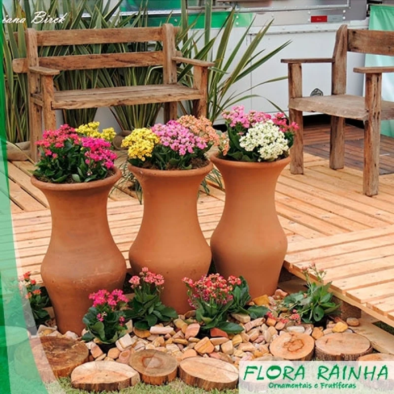 vaso de barro para jardim