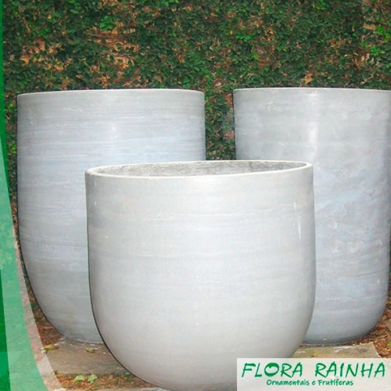 vaso de cimento para jardim